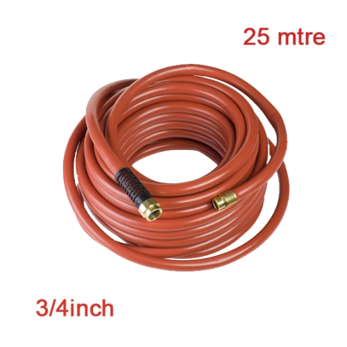 لي سوبر حدائق العايد احمر مع رأس 25 متر 4/3 انش بني